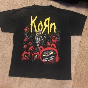 Vintage Korn Concert Band Tee very rare